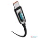 Baseus Display Fast Charging Data Cable Type-C to Type-C 100W  1m Black